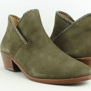 Jack Rogers Sadie Olive Suede Booties
